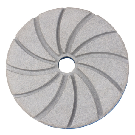 Snail Lock Backed 100mm Resin Filled 50# Polishing Wheel