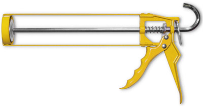 Caulking Silicone Gun 300ml Yellow Soudal