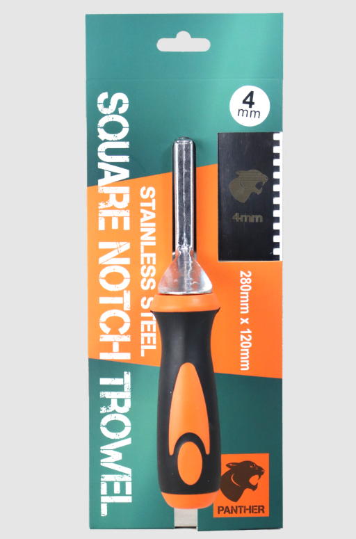 Notch Trowel Panther - 04mm Square