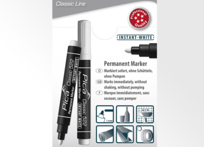 Pica Classic 522 White Marker