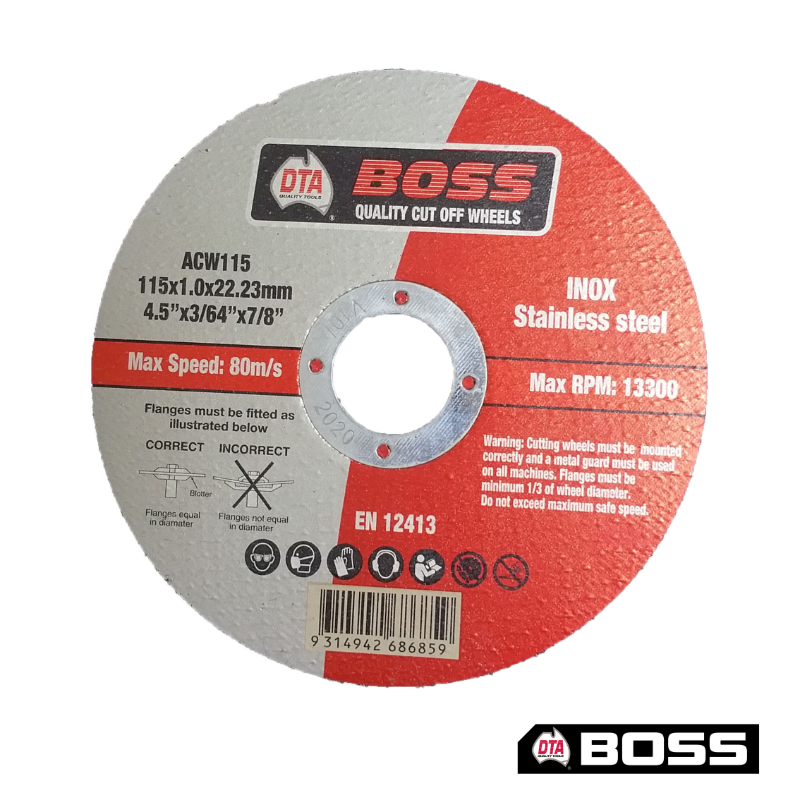 Abrasive Cutoff Wheel 115mm for Stainless Steel