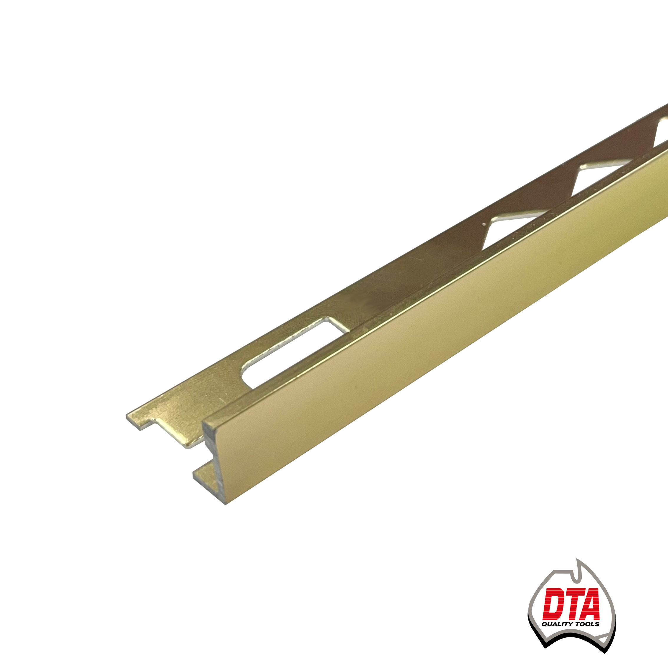 L-shape Angle Bright Gold 08mm Aluminium