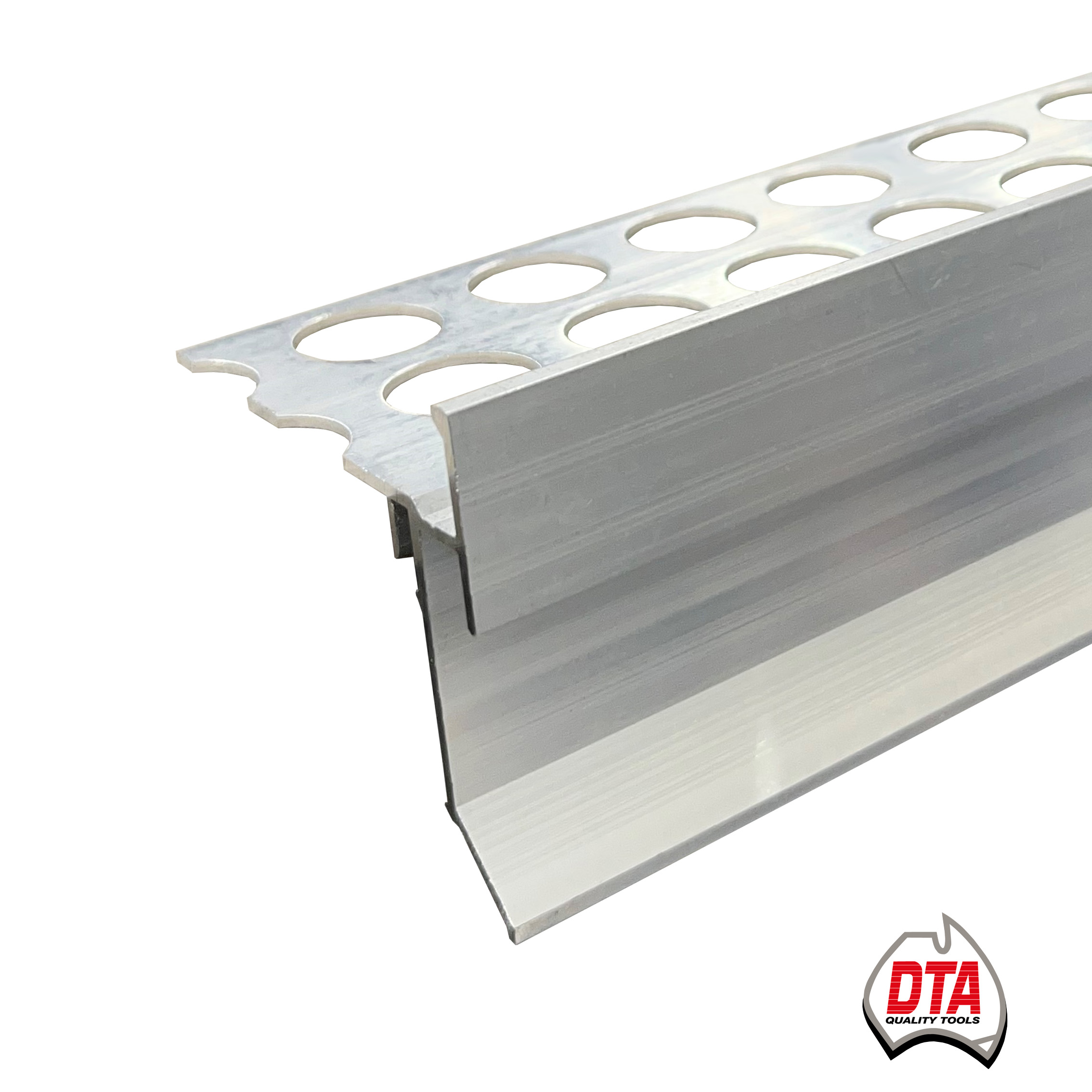 Balcony Trim Weep Hole Plain 08mm Aluminium