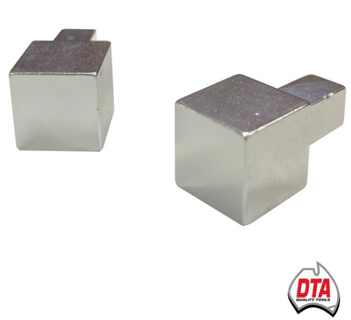 Aluminium Square Boxed Edge Angle Corner Bright Silver 10mm x 2pk DTA