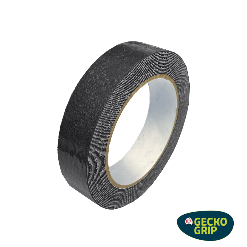 GECKO SOFT TEXTURED TAPE 5M X 25MM BLACK