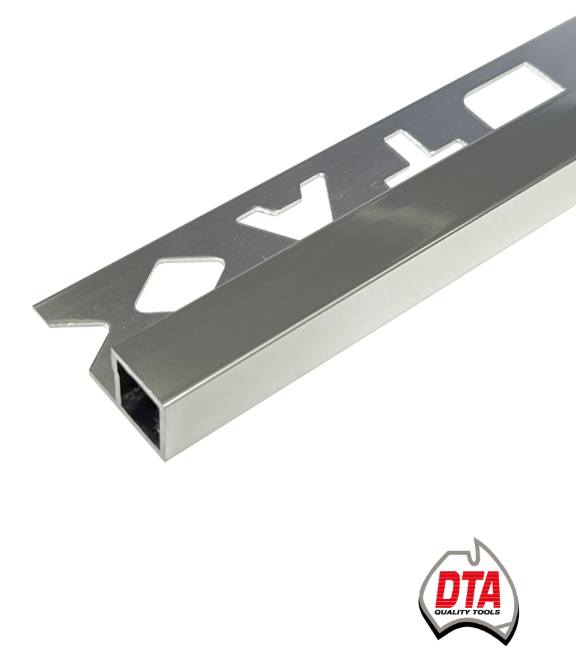 Aluminium Mosaic Corner Angle Bright Silver 16mm DTA