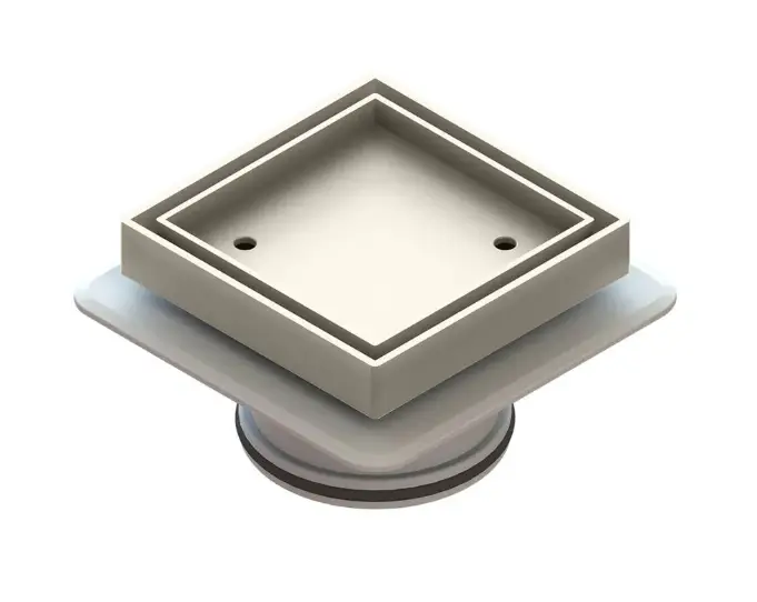 Waste Smart Brushed Nickel 100mm Bermuda