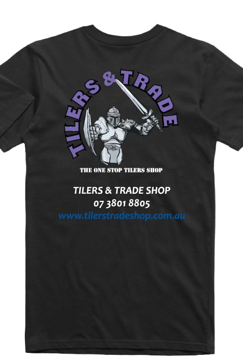 Tilers & Trade Shop T-shirt Black Large