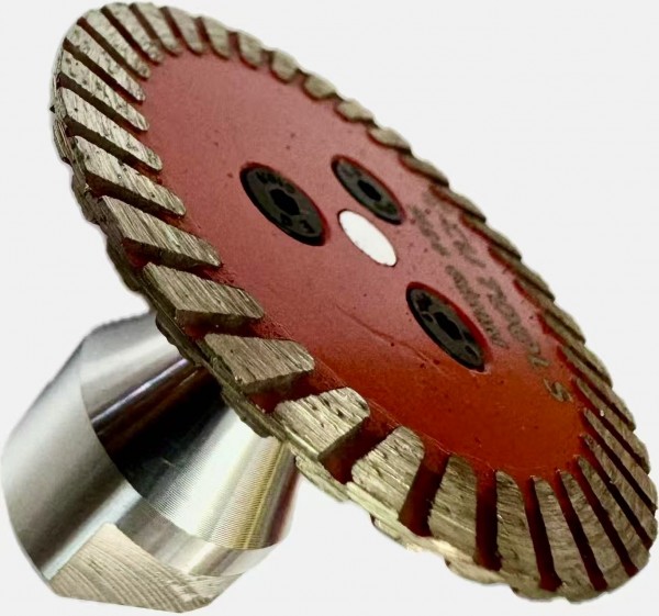 60mm Mini Diamond Blade Red Turbo Edge with M14 Thread