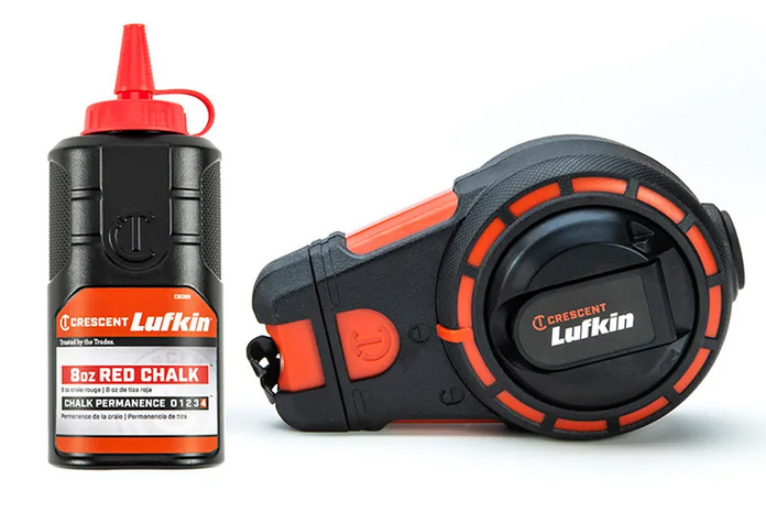 Lufkin 30m Contractor Chalk & Reel with Red Chalk