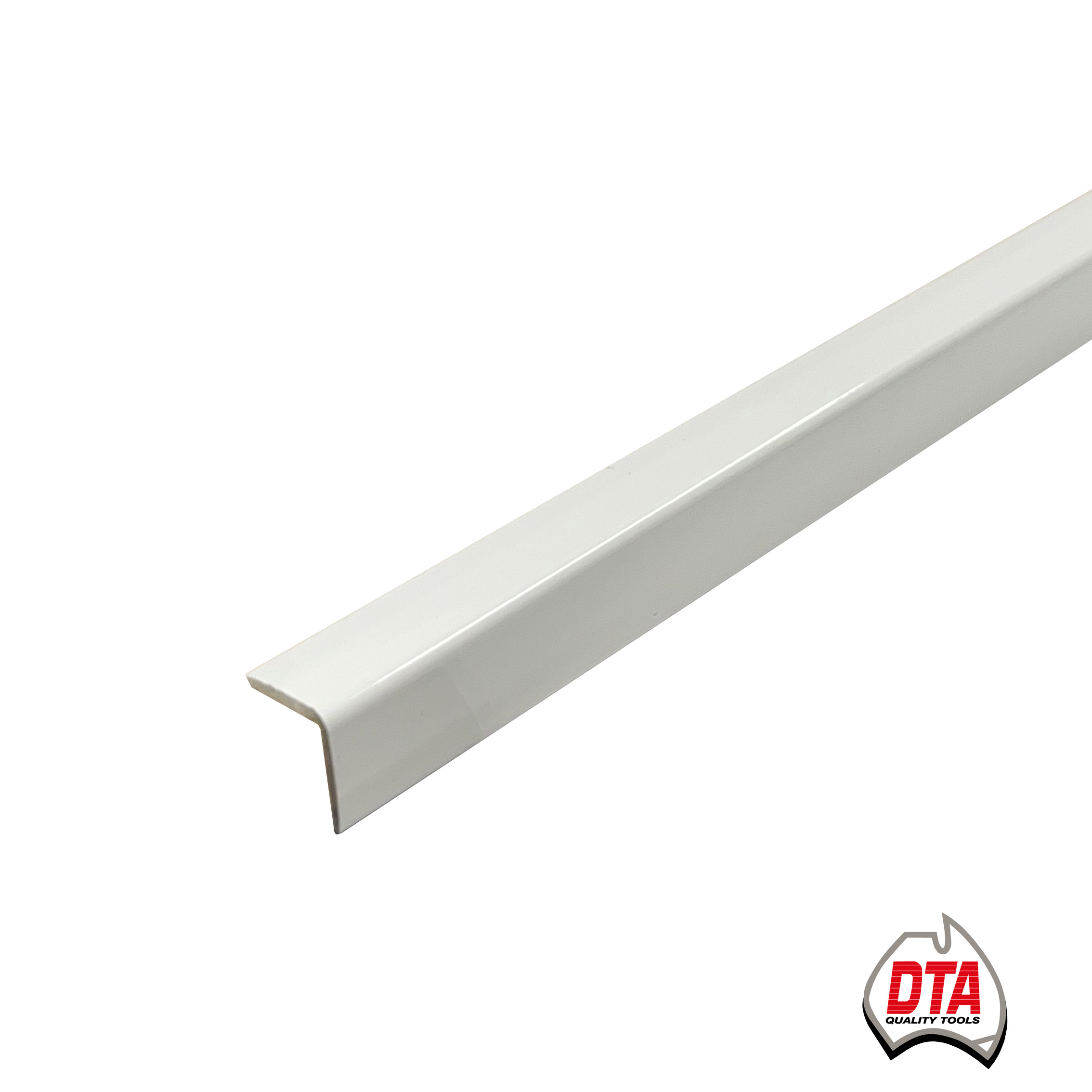 Retro Fit Gloss White 10mm L-shape Angle