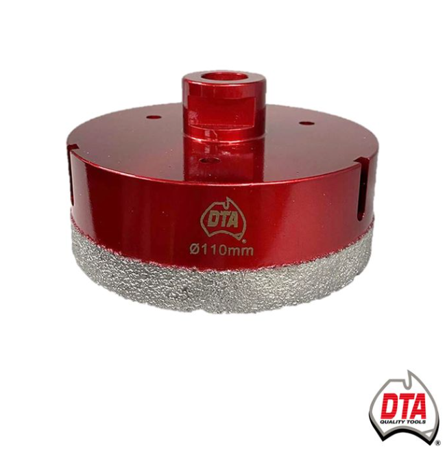 Tornado Diamond Brazed Hole Saw M14 Thread 110mm DTA
