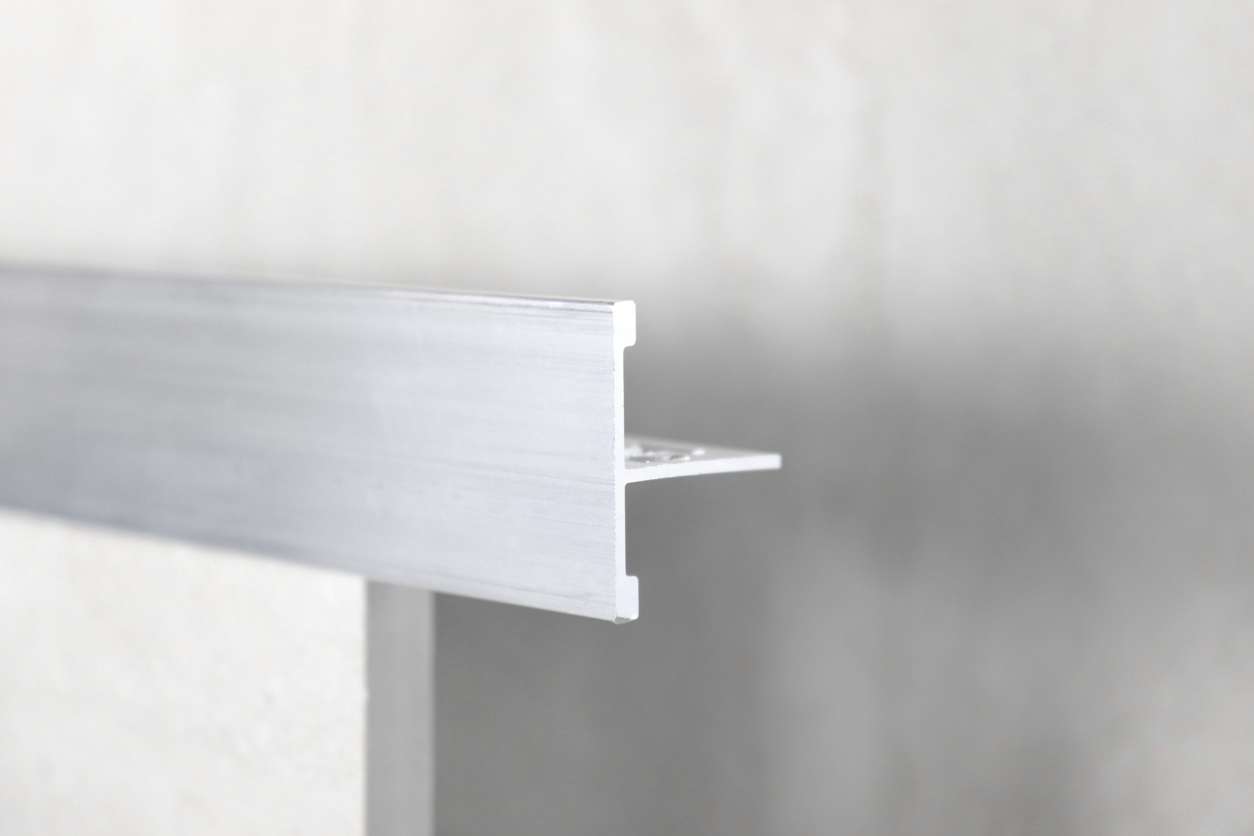 Double Sided Matt Silver 12mmx15mm Aluminium Angle