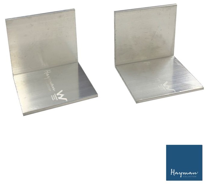 Linear Joiner 90 Degree Aluminium Silver 35mm x 2