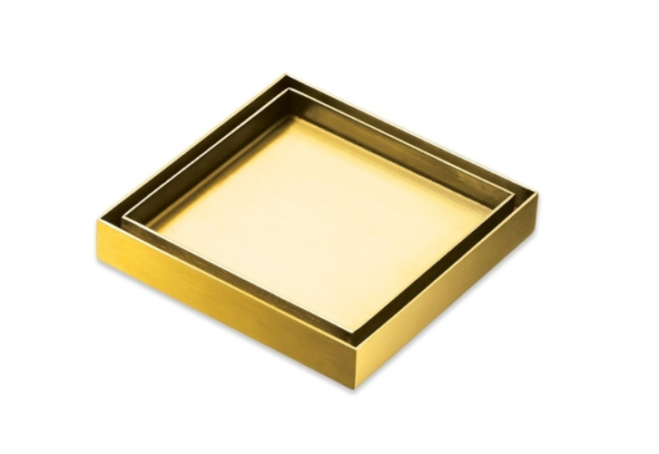 Smart Waste Tile In Br Gold Karina 050mm