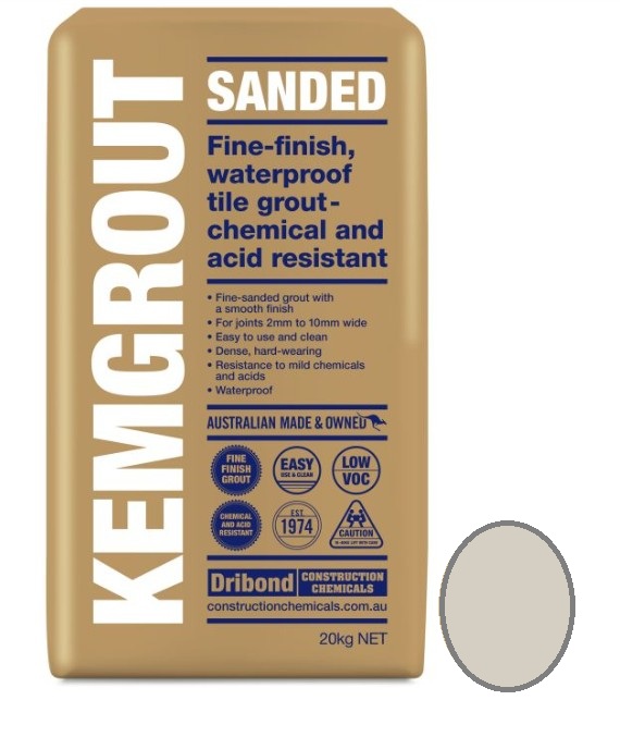 Kemgrout Sanded Buff Grout 20kg