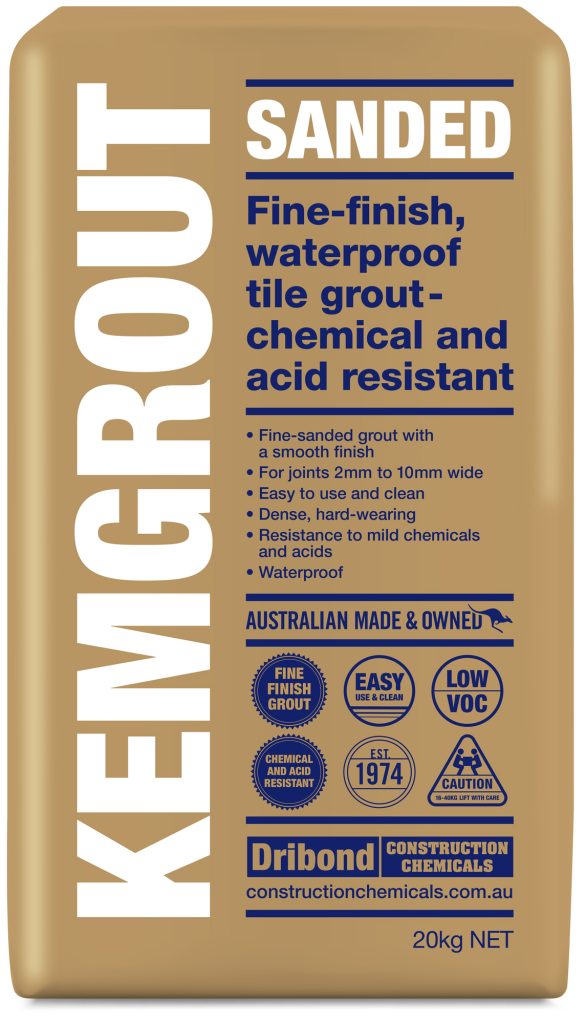 Kemgrout Sanded Black Grout 20kg