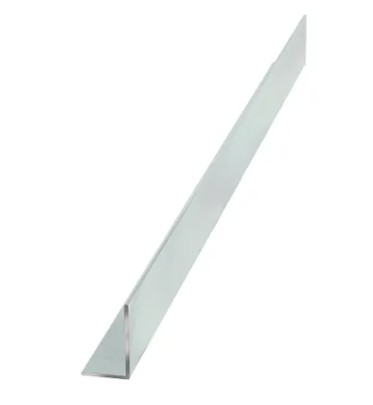 Mud Angle Aluminium 50x 40x 1.6mm Bright Silver AMARK