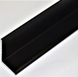 Mud Angle Aluminium 50x40x1.6mm X 3m Matt Black