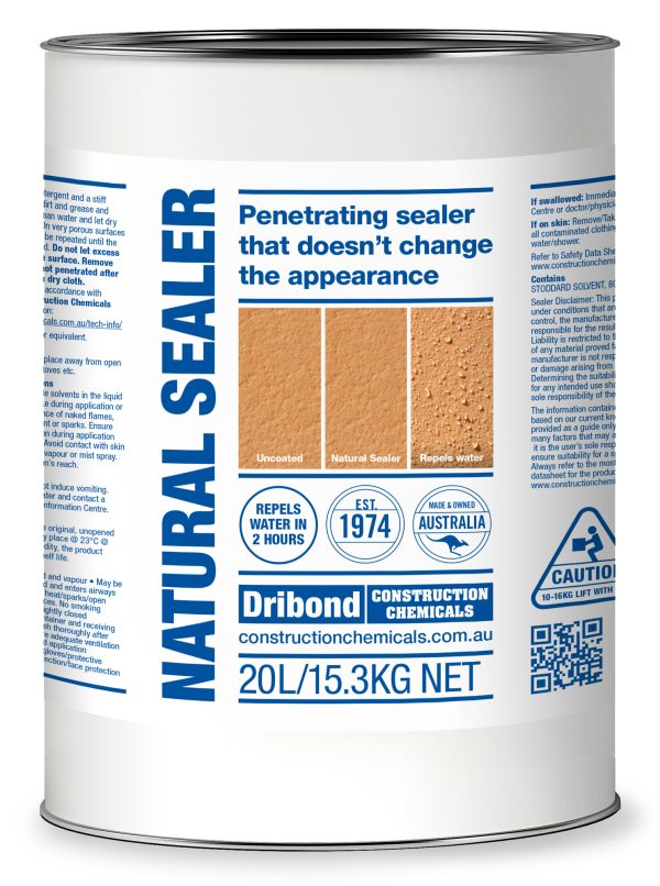 Dribond Construction Chemicals Natural Sealer 20Lt