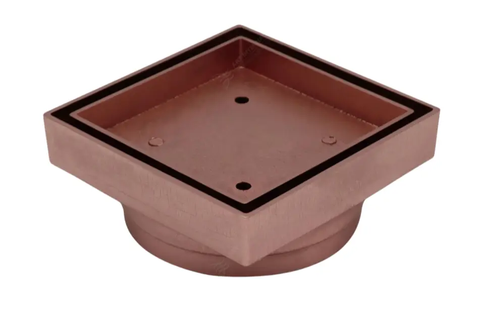 Waste Smart Br Rose Gold 100mm Square