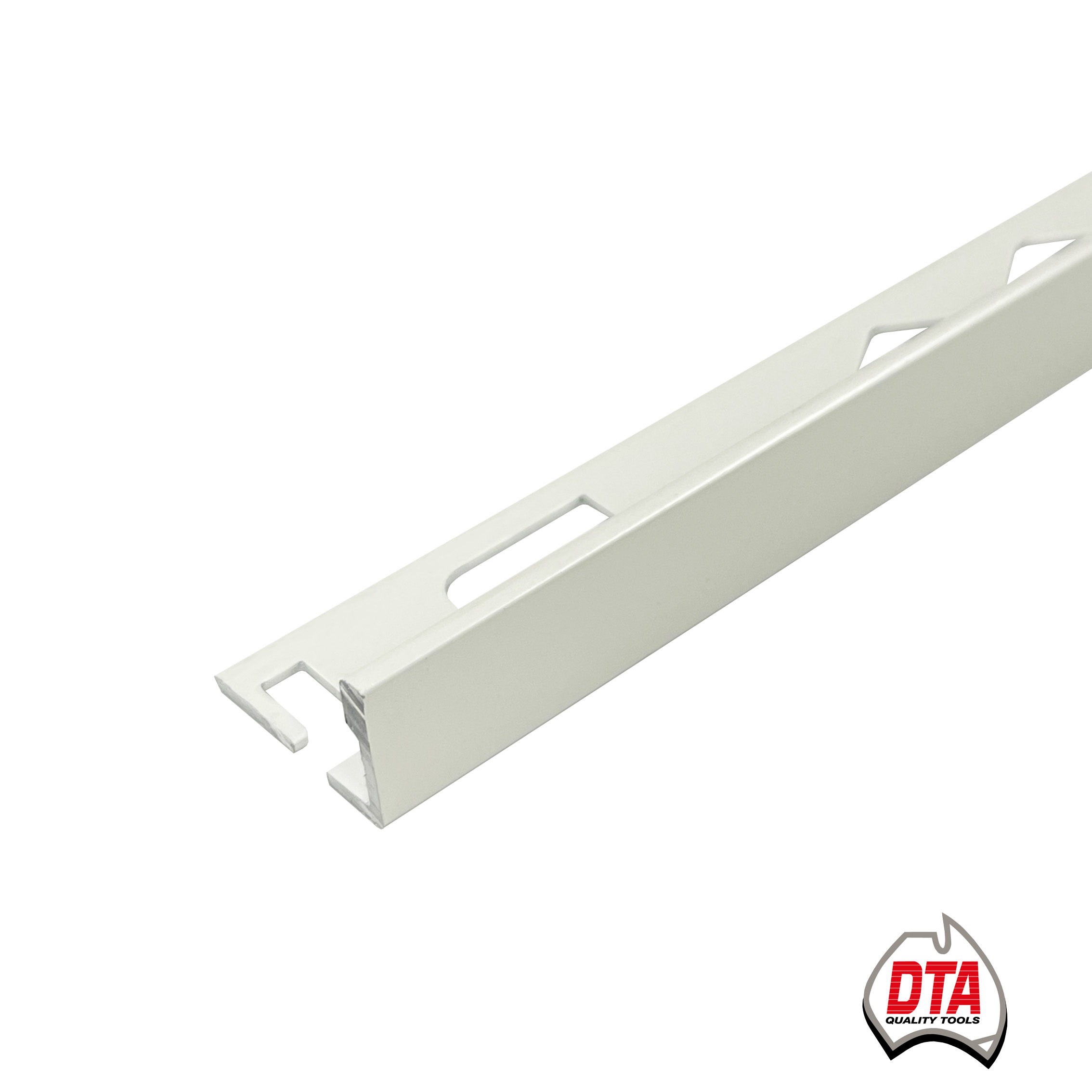 L-shape Angle Matt White 12mm Aluminium