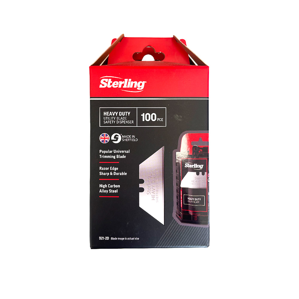 Utility Knife Replacement Blades 100pk Heavy Duty Standard Size