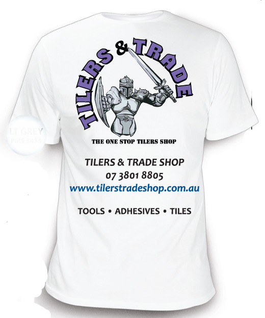 Tilers & Trade Shop T-shirt White Small