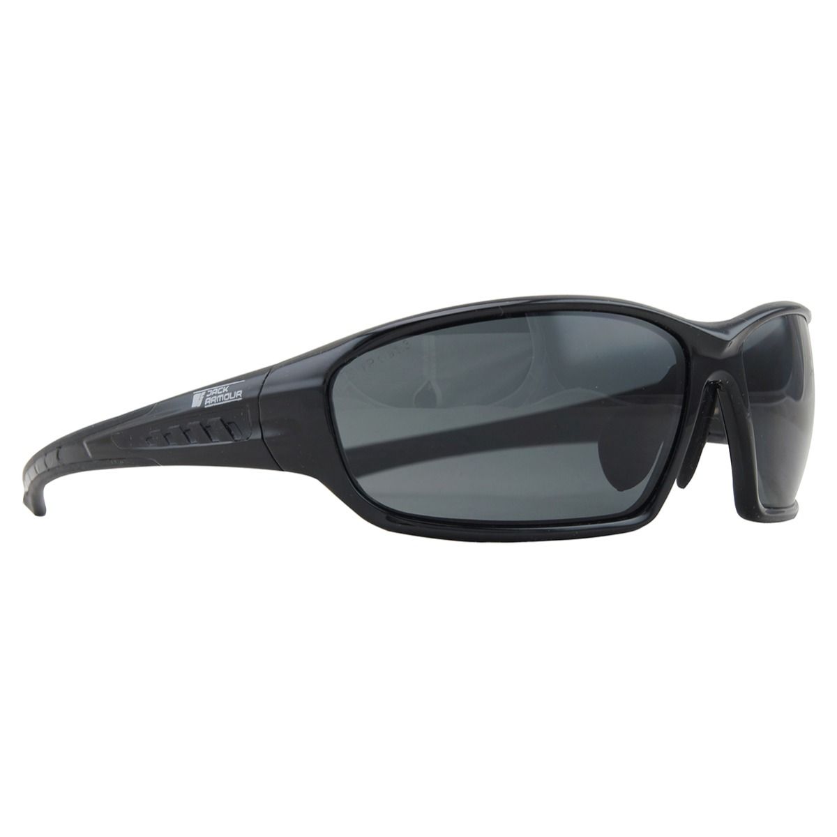 Safety Glasses 'Trackside' Black Framed, Grey Polarised Lens