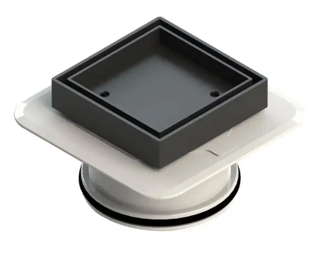 Waste Smart Matt Black 100mm Bermuda