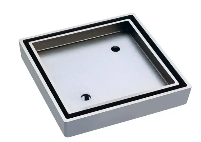 Waste Tile Insert Chrome 115 X 075mm Bat