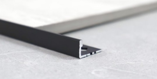 L-shape Angle Matt Black 09mm Project Aluminium