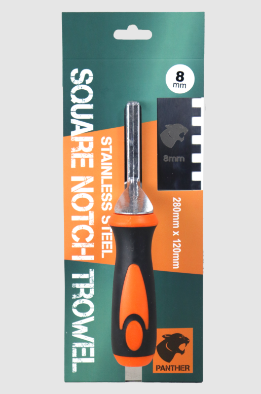 Notch Trowel Panther - 08mm Square