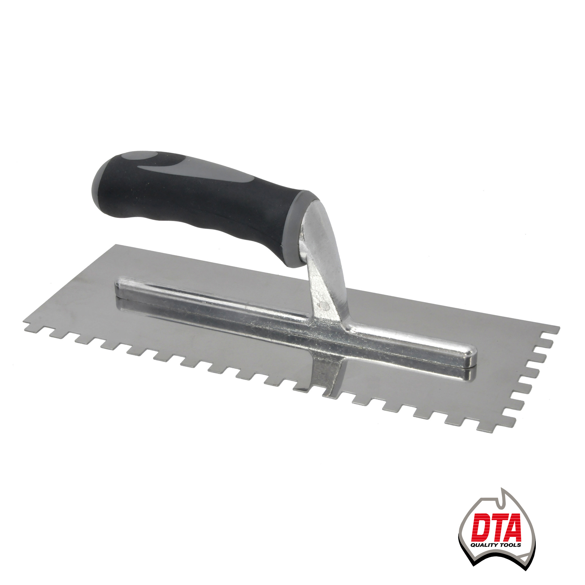 DTA Stainless Steel 10mm Square Notch Trowel