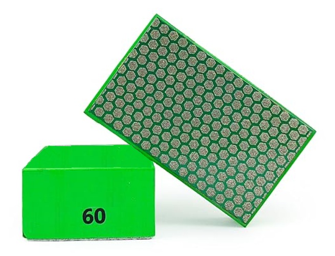 Hand Pad 60# Green Eco Hexagon C-Cut