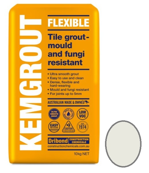 Kemgrout Flexible #501 White Grout 10kg