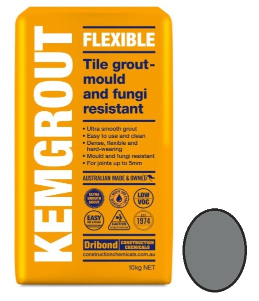 Kemgrout Flexible #504 Slate Grey Grout 10kg