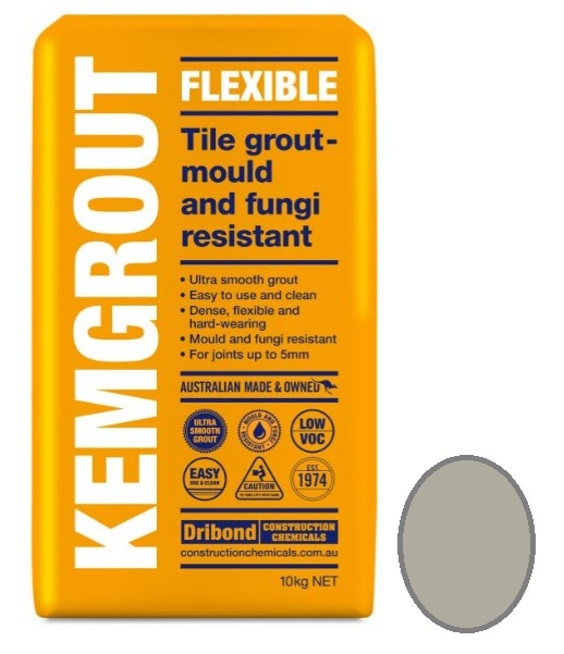 Kemgrout Flexible #505 Light Grey Grout 10kg