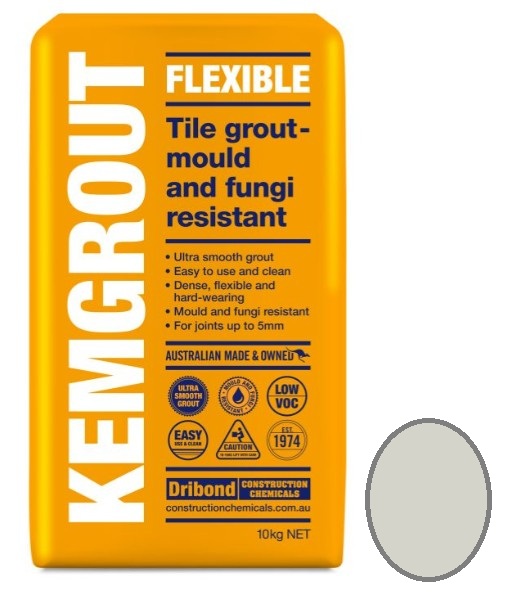 Kemgrout Flexible #507 Mist Grey Grout 10kg
