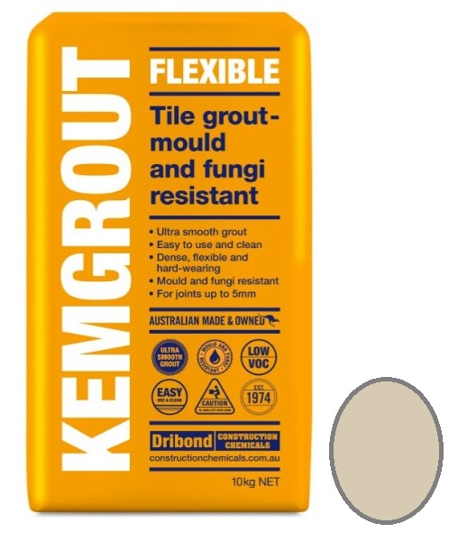 Kemgrout Flexible #522 Beige Grout 10kg