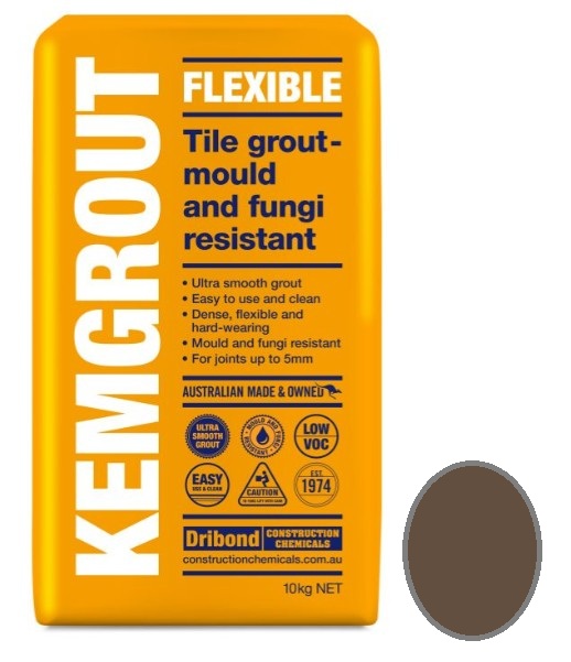 Kemgrout Flexible #543 Dark Mocca Grout 10kg
