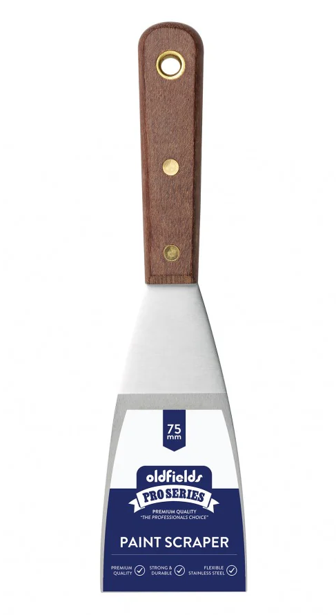 Scraper Wooden Handle 75mm
