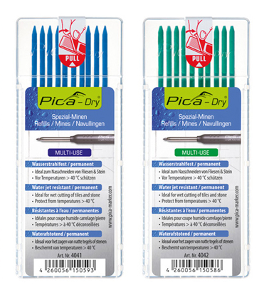 Pica Refill Water Resistant Blue & Green