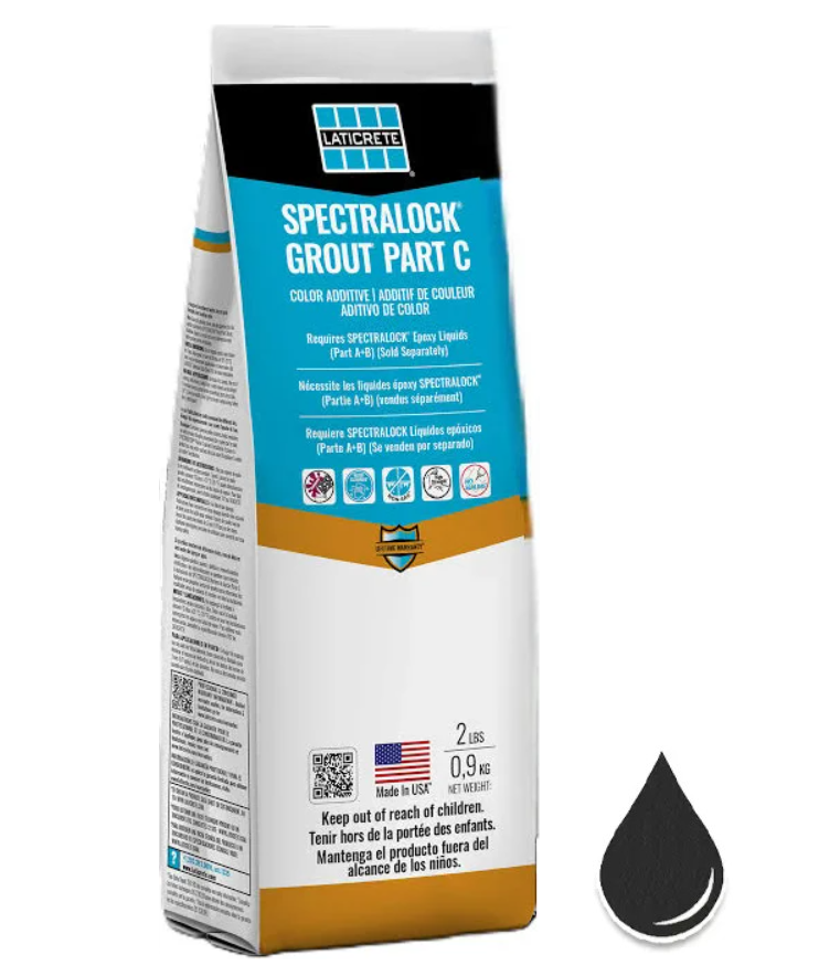 Spectralock Grout PART C 1kg Mini #22 Midnight Black