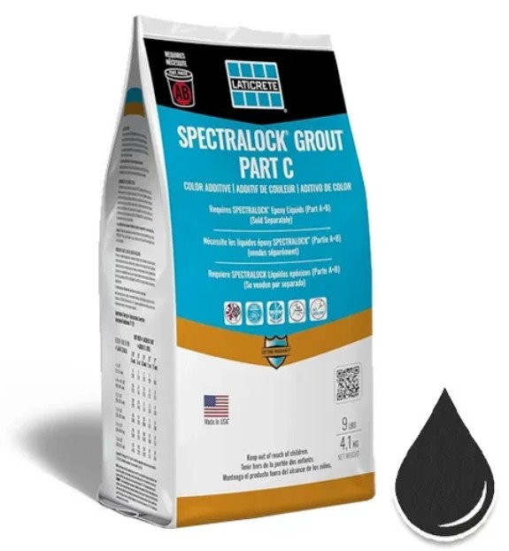 Spectralock Grout PART C #22 Midnight Black 4kg
