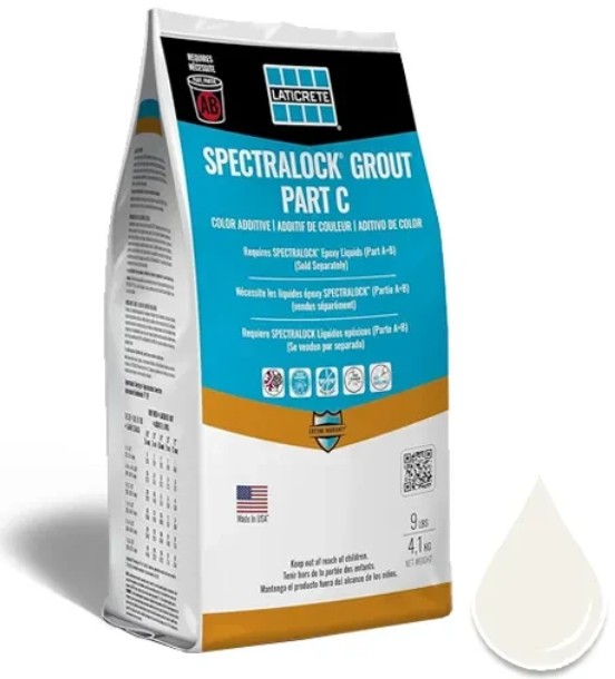Spectralock Grout PART C #44 Bright White 4kg