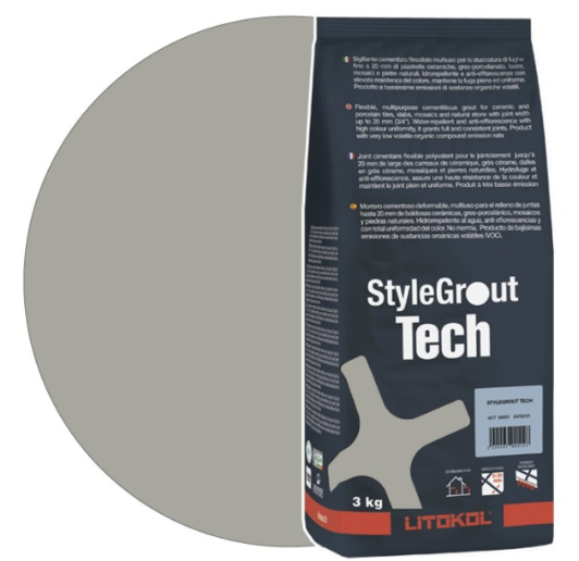 StyleGrout Tech Silver 2 (Medium Grey) 3kg