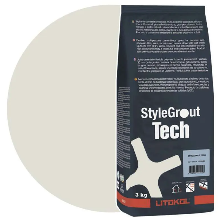 StyleGrout Tech White 2 (Mist Grey) 3kg