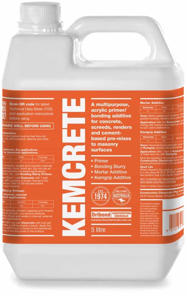 Dribond Construction Chemicals Kemcrete 05lt