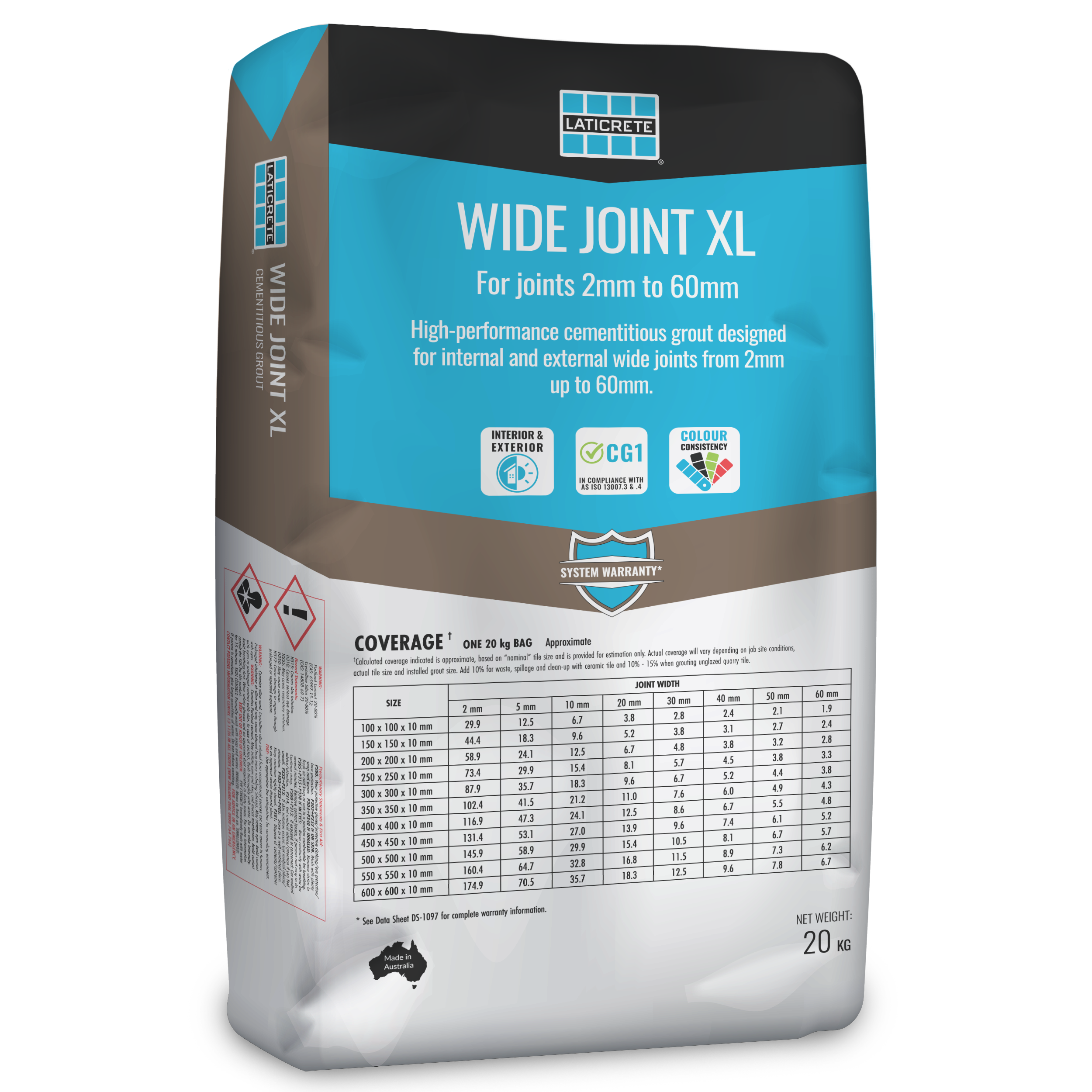 Laticrete Grout Wide Joint Xl #23 Antique White 20kg